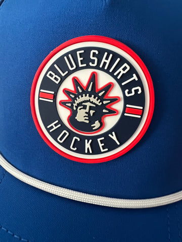 Broadway Liberty PVC Patch - Premium Tech Rope Snapback (Royal Blue)