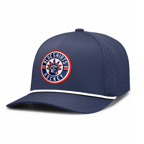 Broadway Liberty PVC Patch - Premium Tech Rope Snapback (Navy)