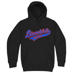 Blueshirts Hockey Script Tackle Twill Hood | Black
