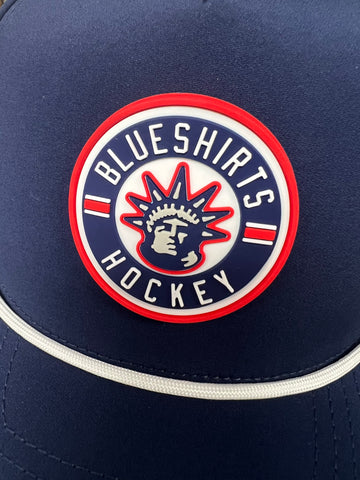 Broadway Liberty PVC Patch - Premium Tech Rope Snapback (Navy)