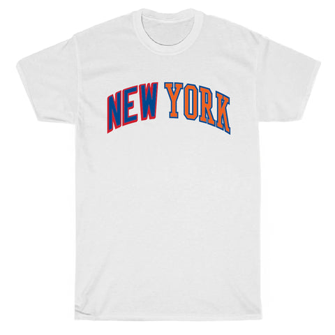 Go NEW YORK Go NEW YORK Go | Adult White Tee