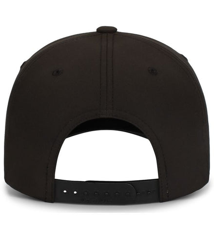 "R" PVC Patch Black/Grey Rope Cap