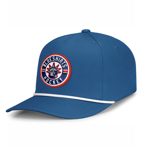 Broadway Liberty PVC Patch - Premium Tech Rope Snapback (Royal Blue)