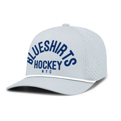 Blueshirts Hockey Arch -  Premium Tech Rope Snapback (Light Grey)