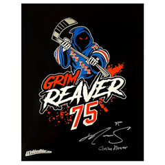 Ryan Reaves GRIM REAVER 11x14 Autographed Print
