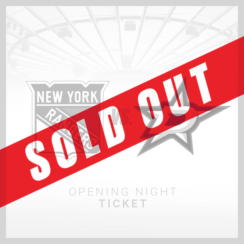 Opening Night Ticket - NYR vs. DAL