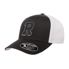 "R" PVC Patch Black/White - Premium Flexfit Snapback Cap