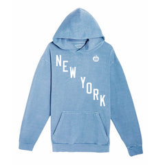 New York Centennial | Pigment Pebble Blue Hoodie