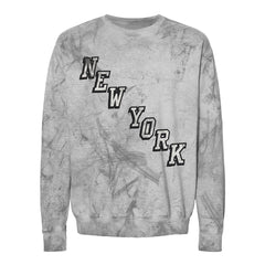 New York Diagnal | Color Blast Crewneck (Smoke)