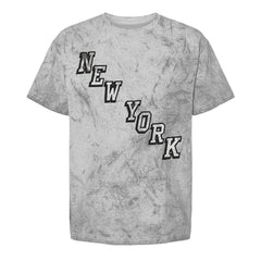 New York Diagnal | Heavyweight Colorblast Tee (Smoke)