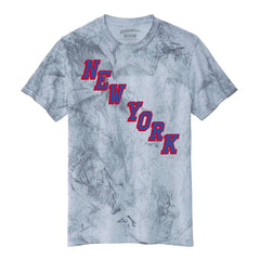 New York Diagnal | Heavyweight Colorblast Tee (Ocean)