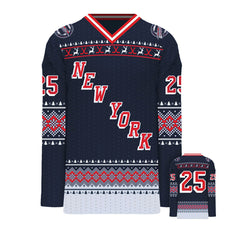 NY Holiday | Navy Hockey Jersey