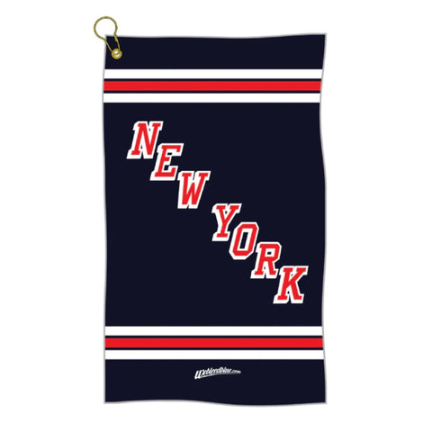 New York Golf Towel Navy | 15" x 25"